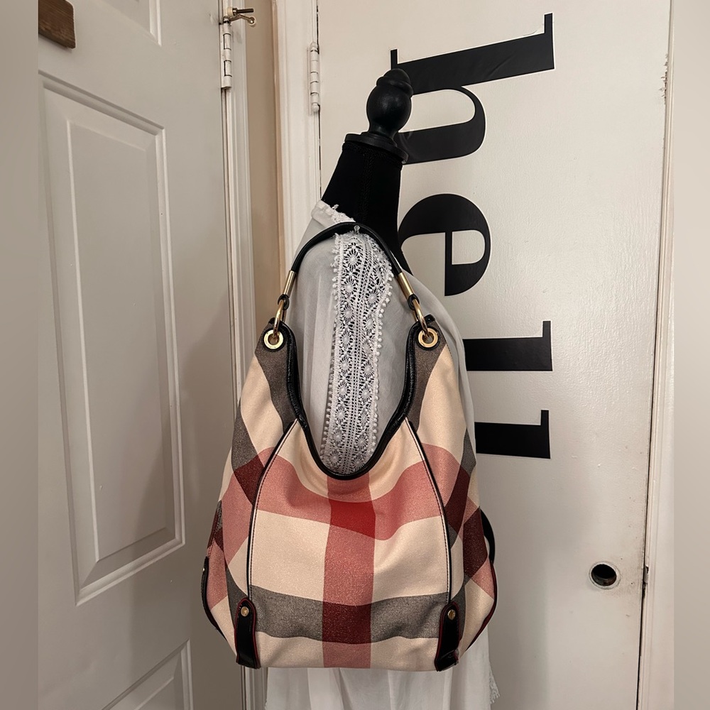 Daks of London Big Checker Hobo Bag.